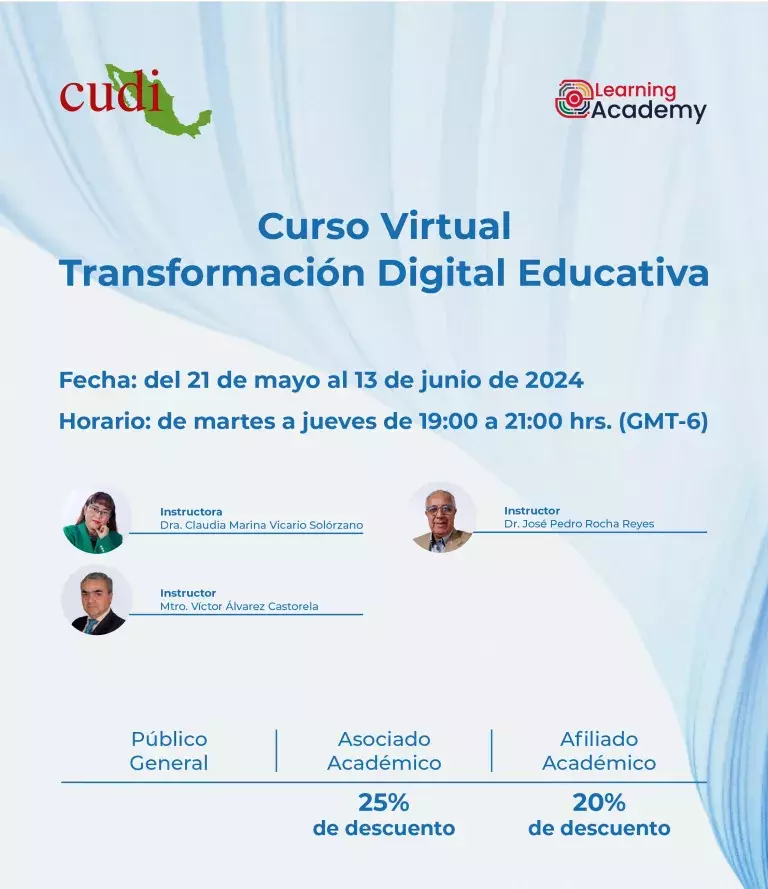 Transformación Digital Educativa Poster Web